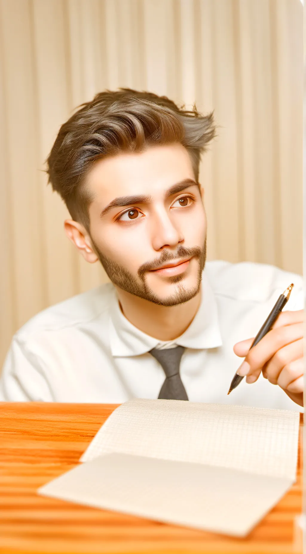 ai character: zahid  background