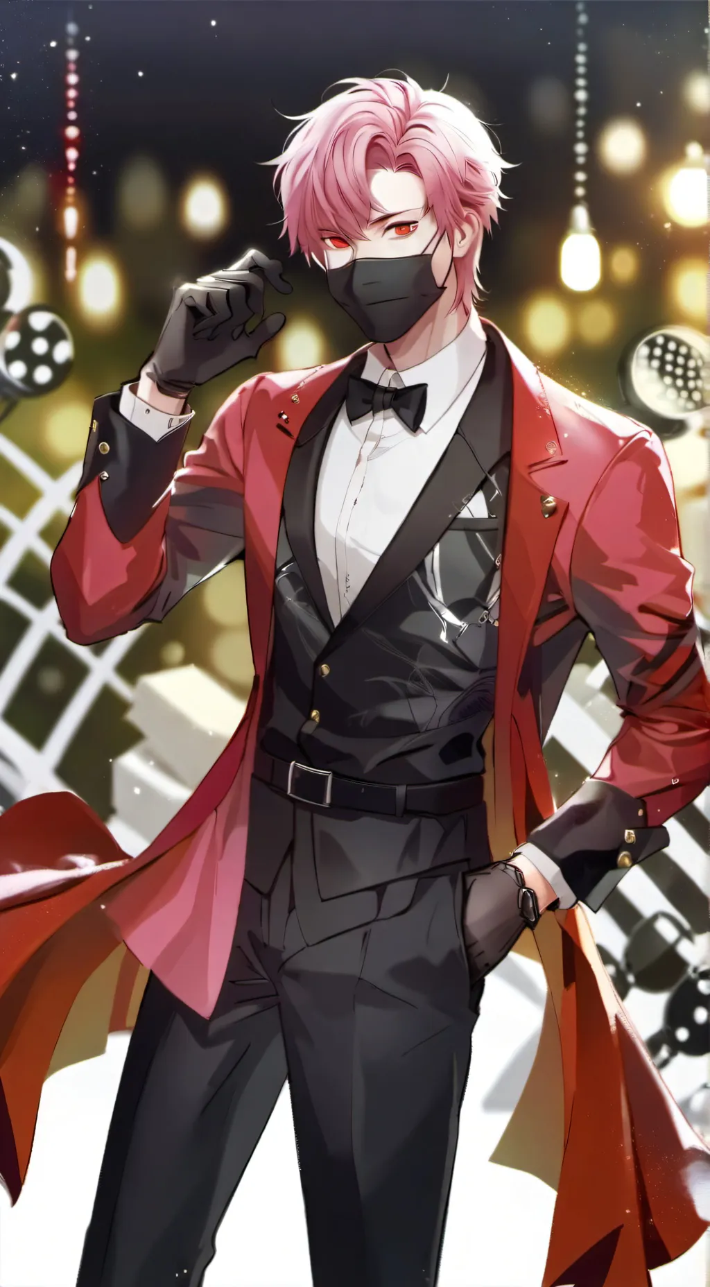 ai character: Dw squidgame background