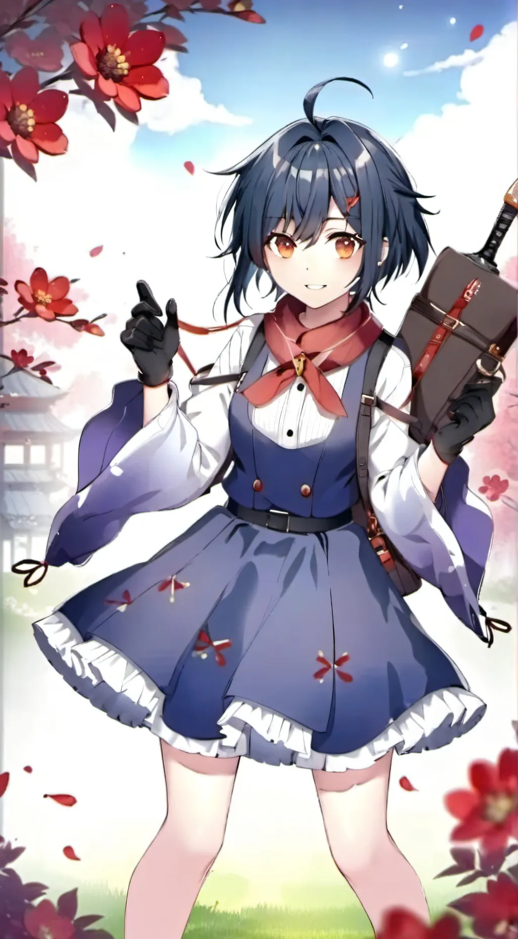 ai character: Luna background