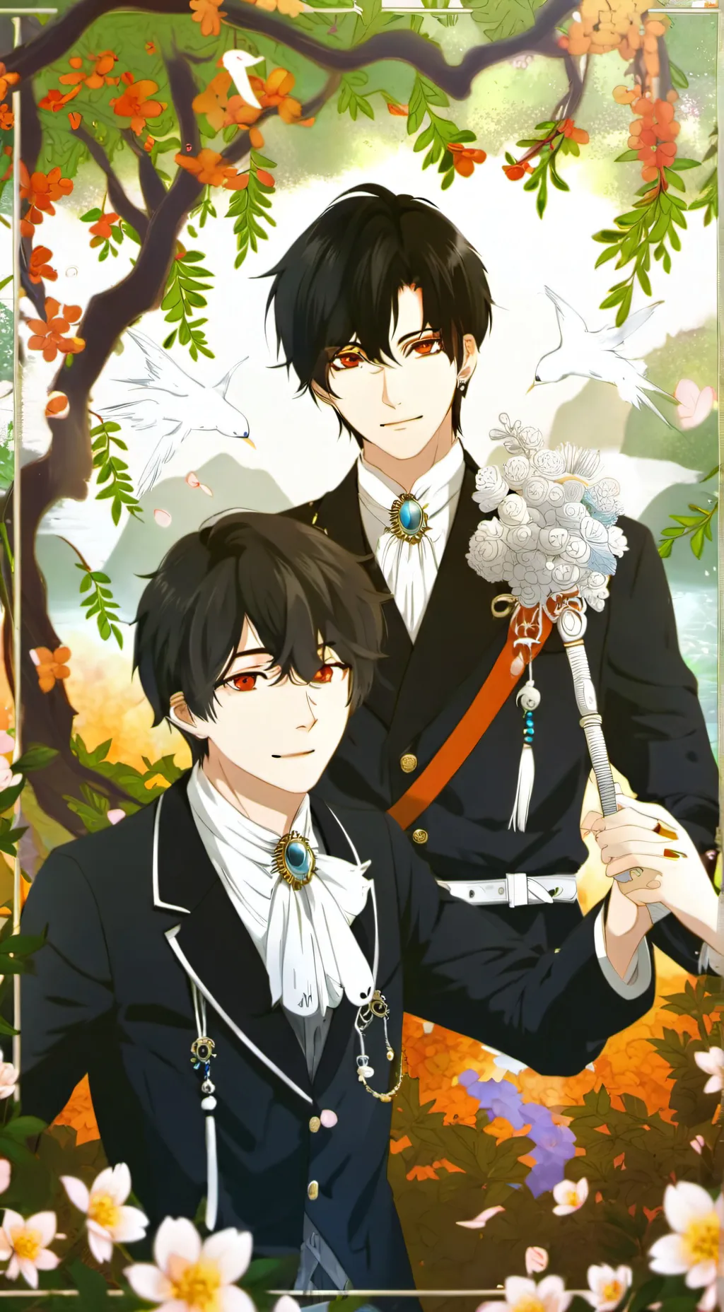 ai character: 🎀Alex and James🖕 background