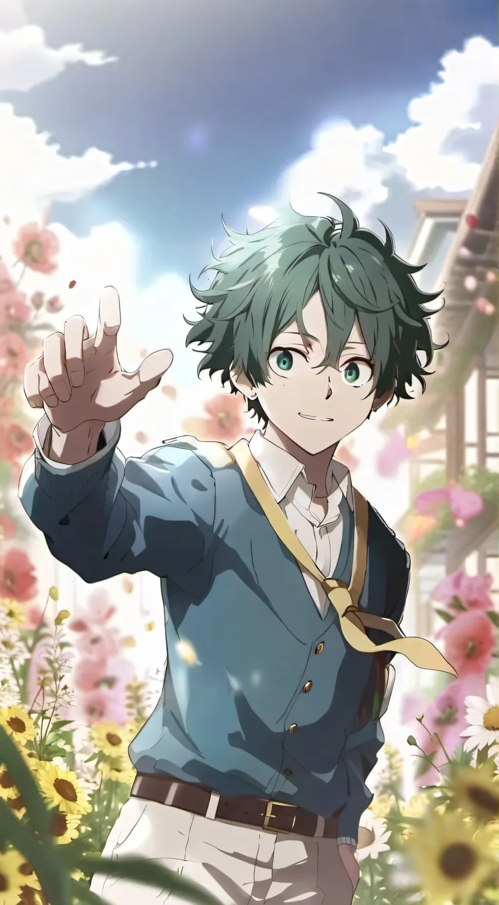 ai character: Mha characters  background