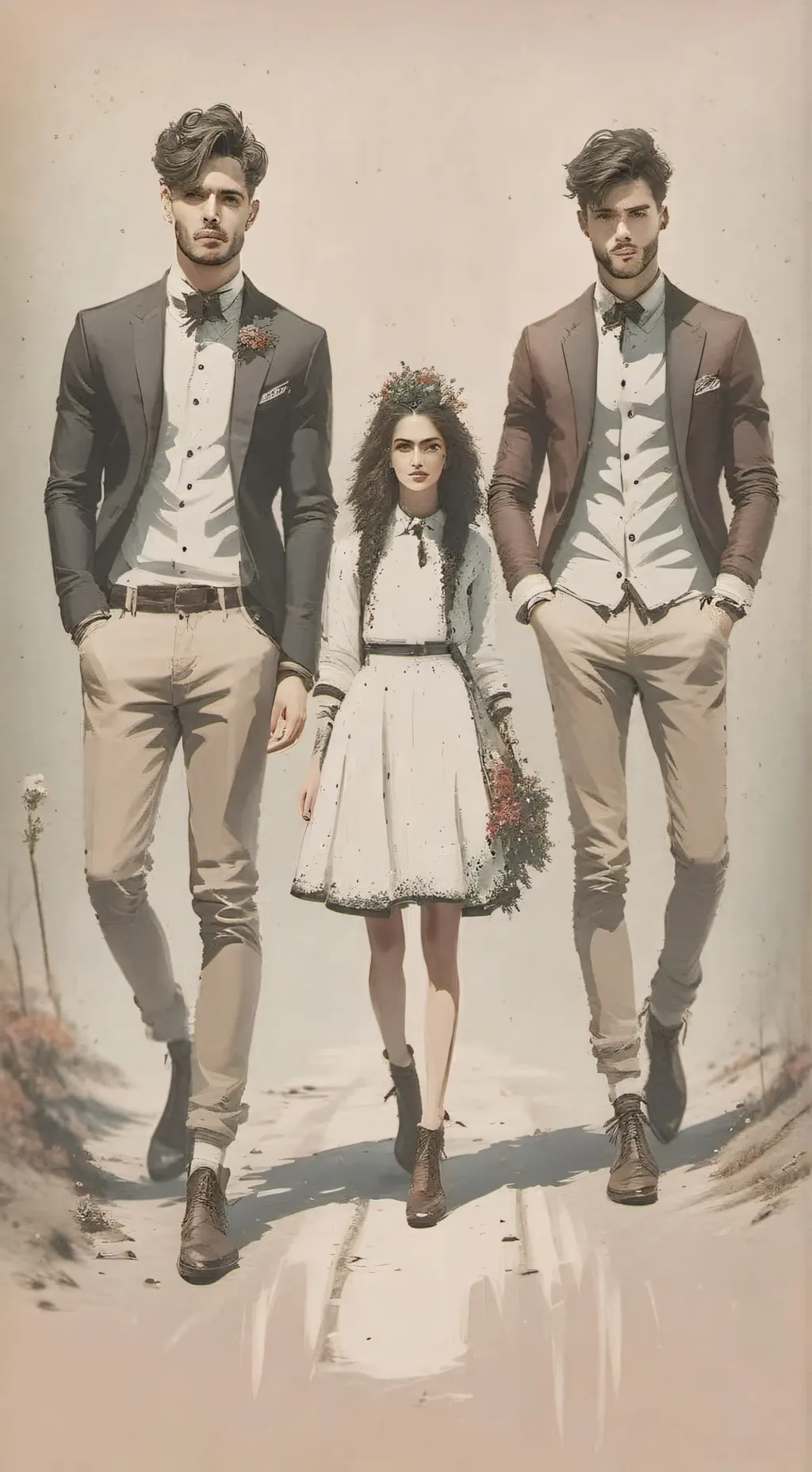 ai character: herman@ de fede background