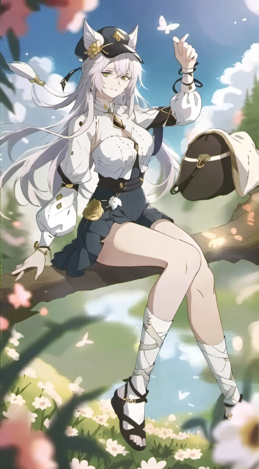 ai character: stify background