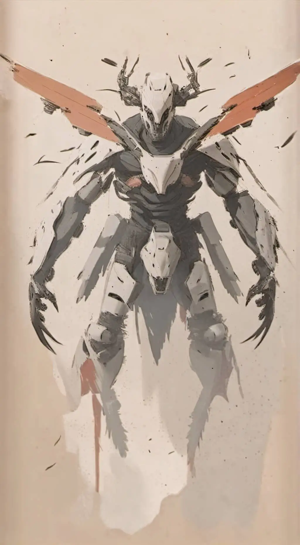 ai character: robo glitch  background