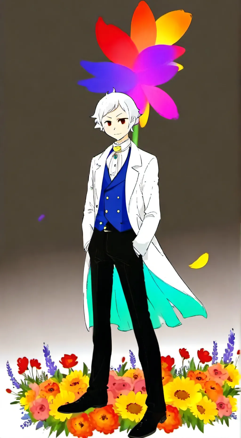 ai character: Dandy★THE comic★ background