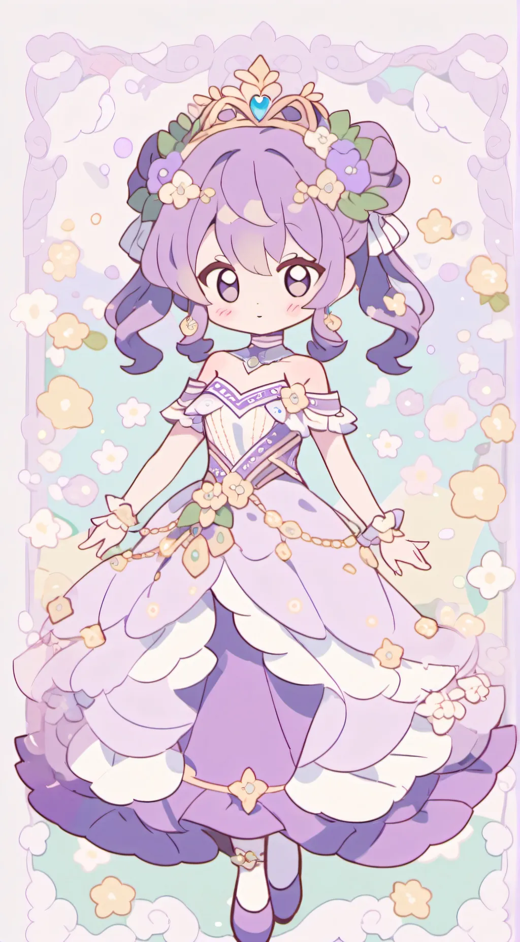 ai character: Amethyst Pellen background