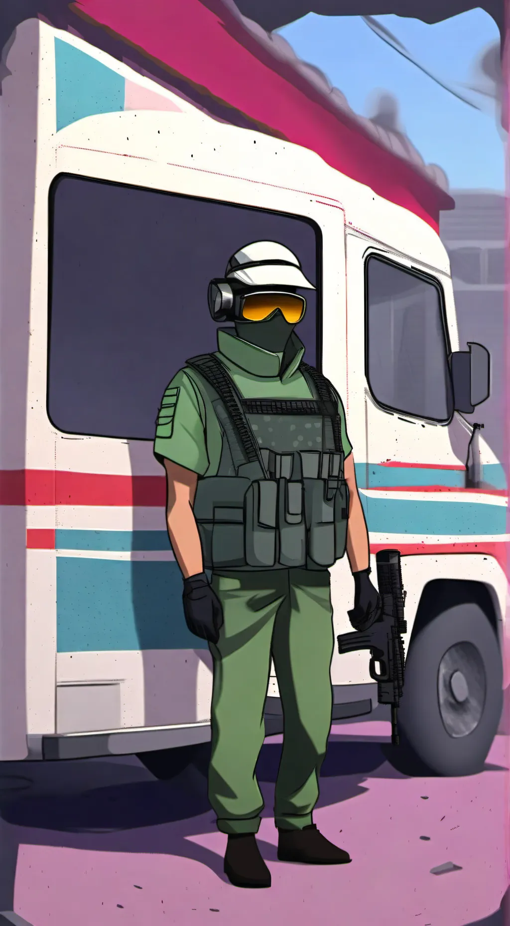 ai character: Recruta Simon background