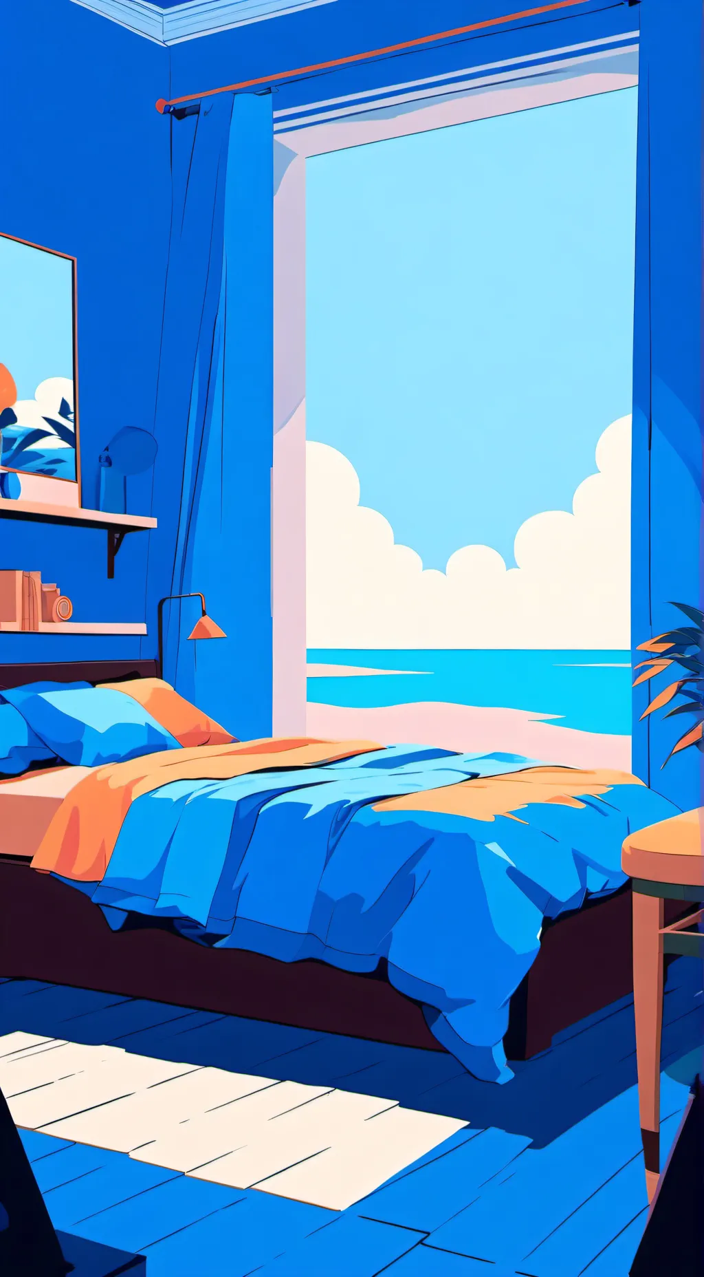 ai character: onepiece sleepover background