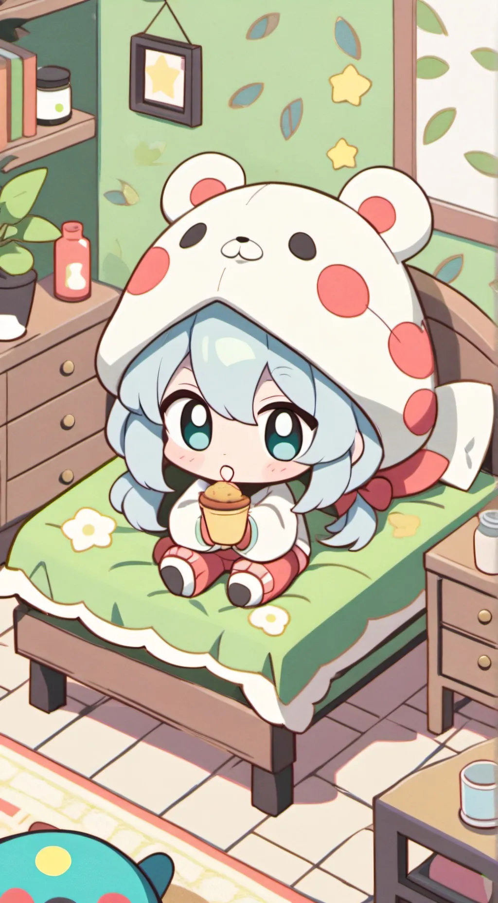 ai character: DW sleepover!🥳 background