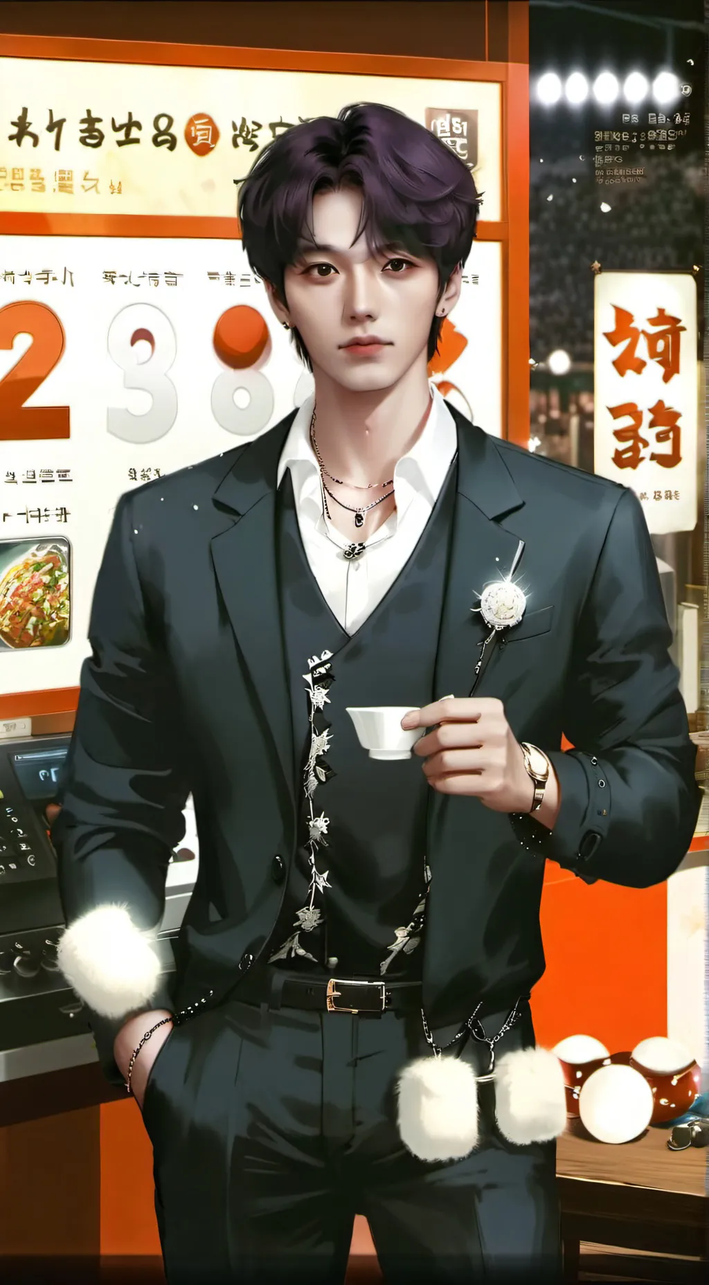 ai character: 333  background