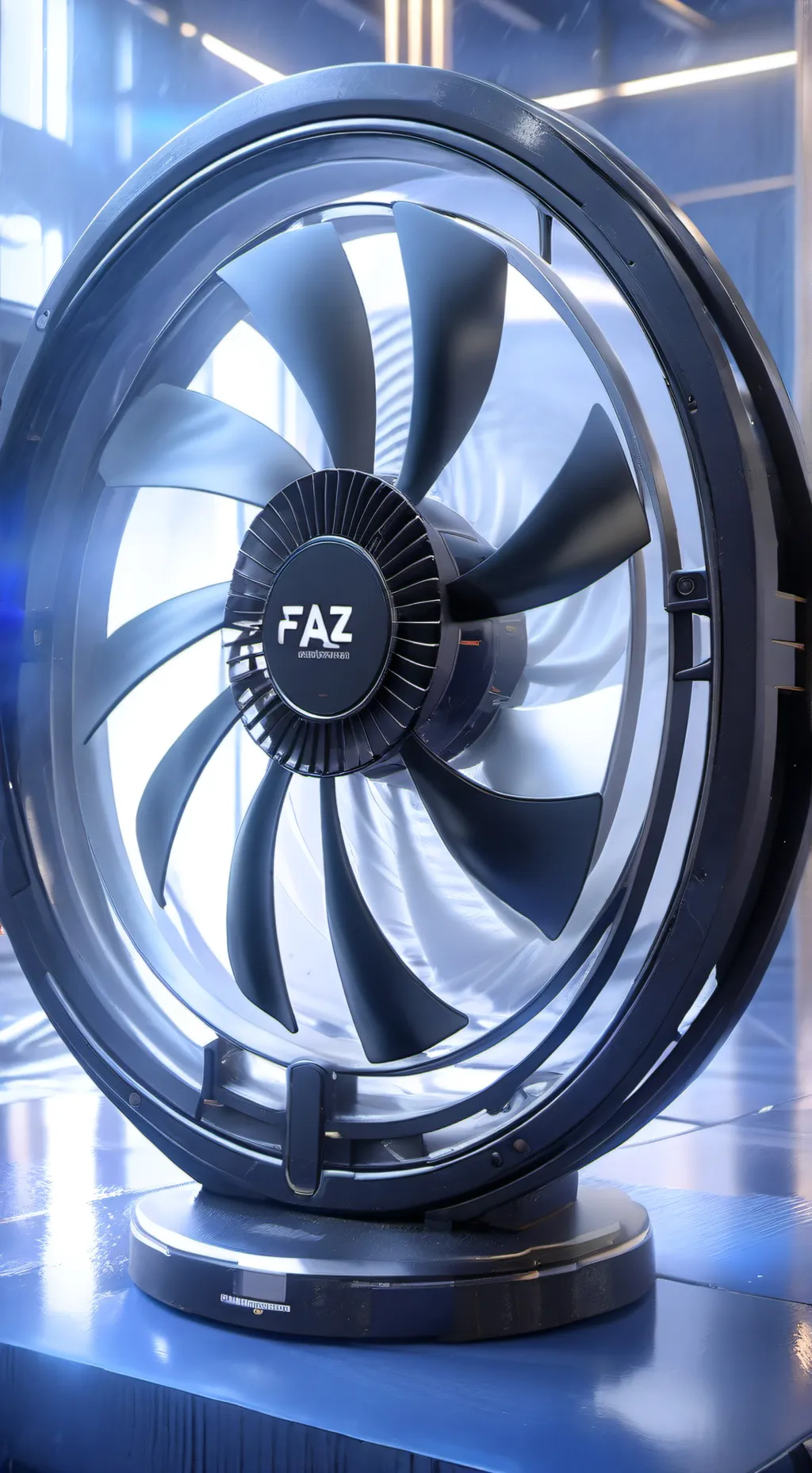 ai character: ventilador background