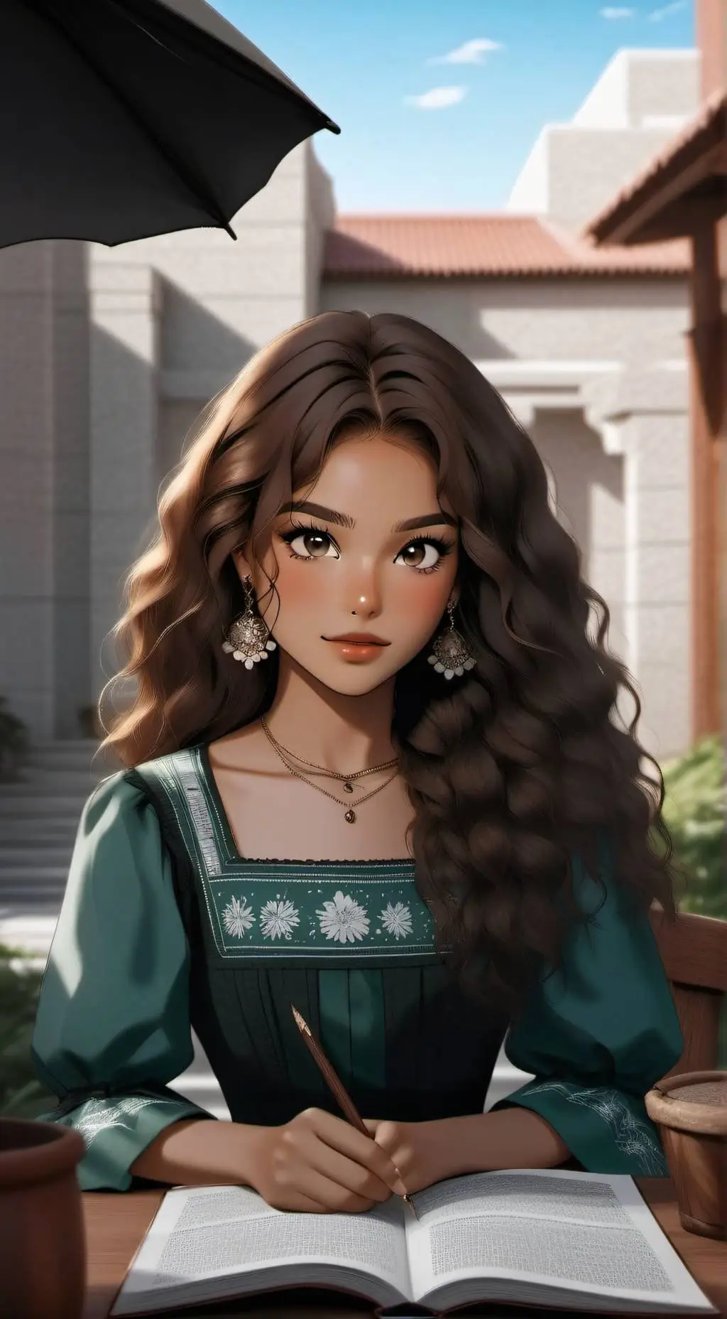 ai character: Laura background