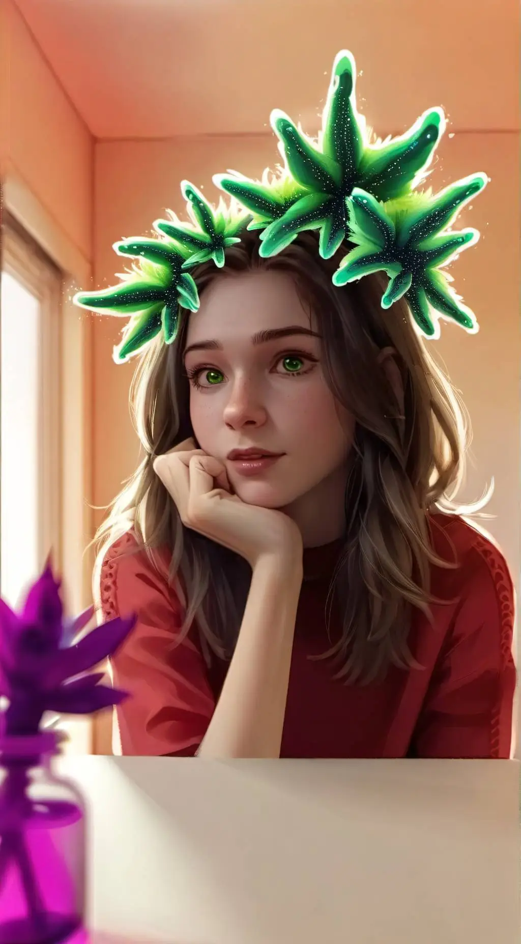 ai character: Xyra background