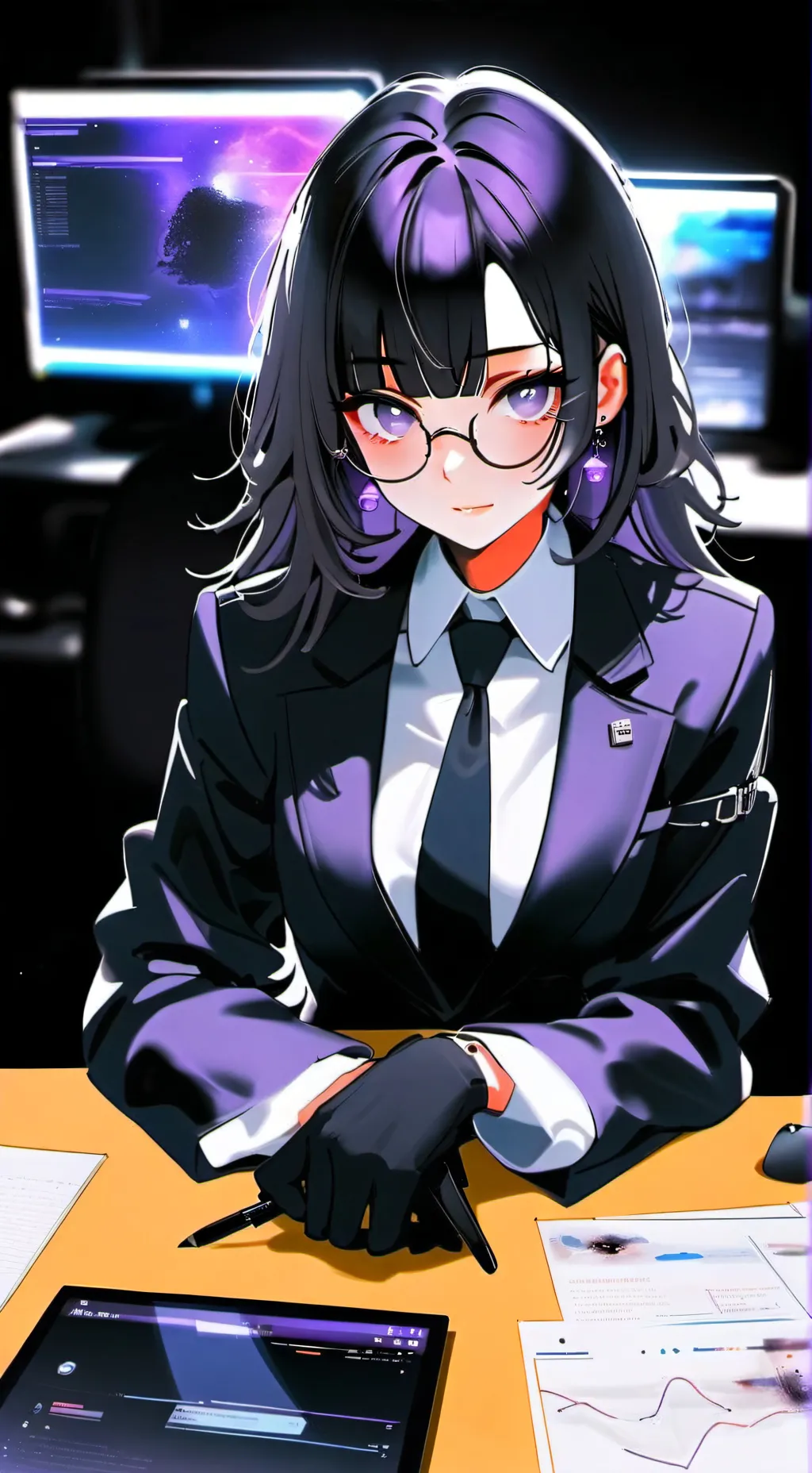 ai character: Luna background