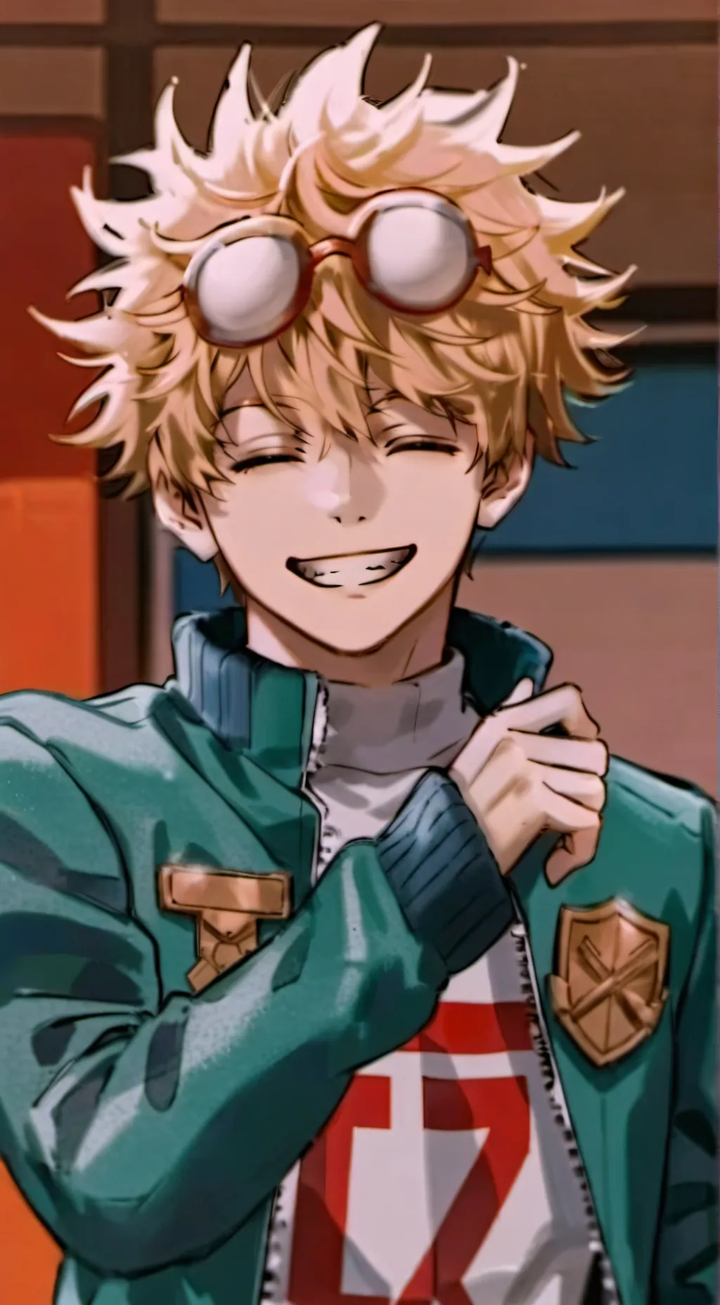 ai character: Bakugo(squid game) background