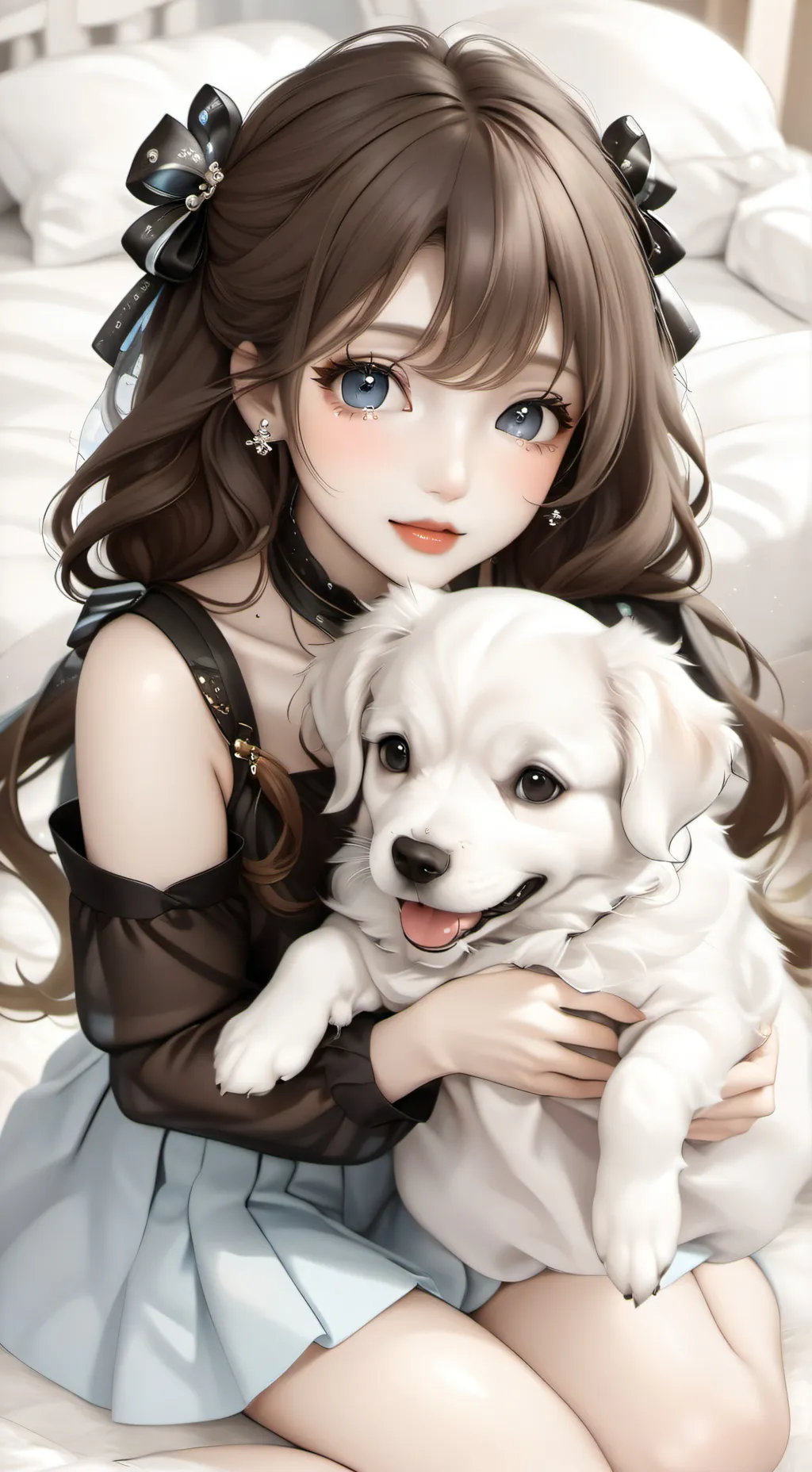 ai character: FACE REVEAL background