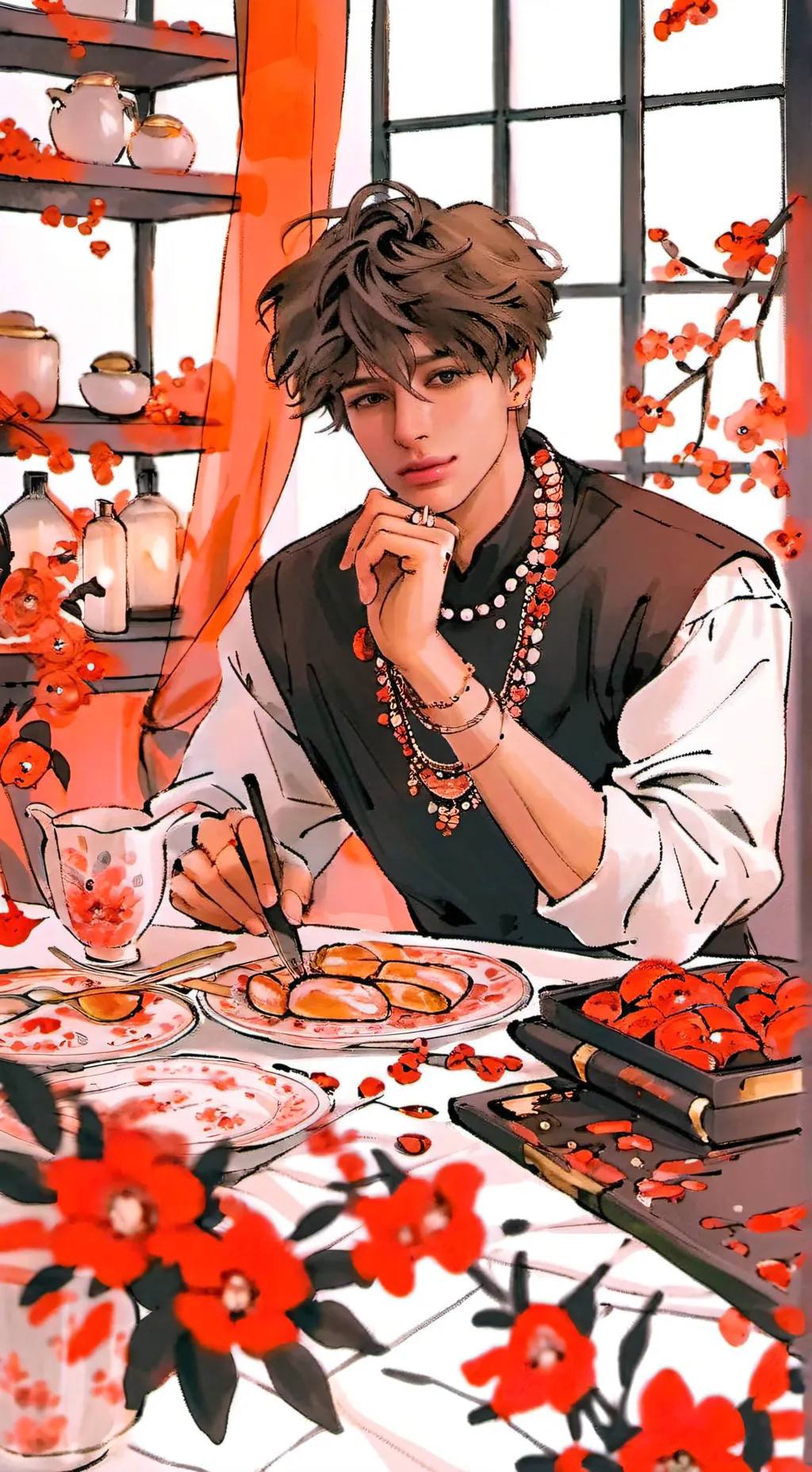 ai character: Andrés  background