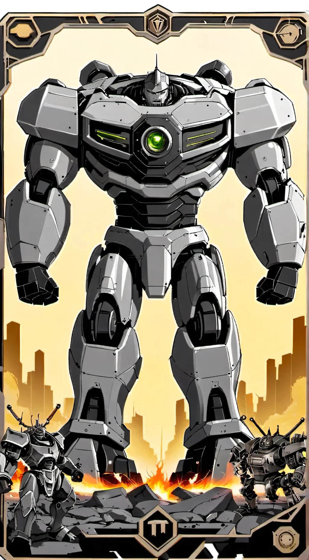 ai character: alpha background