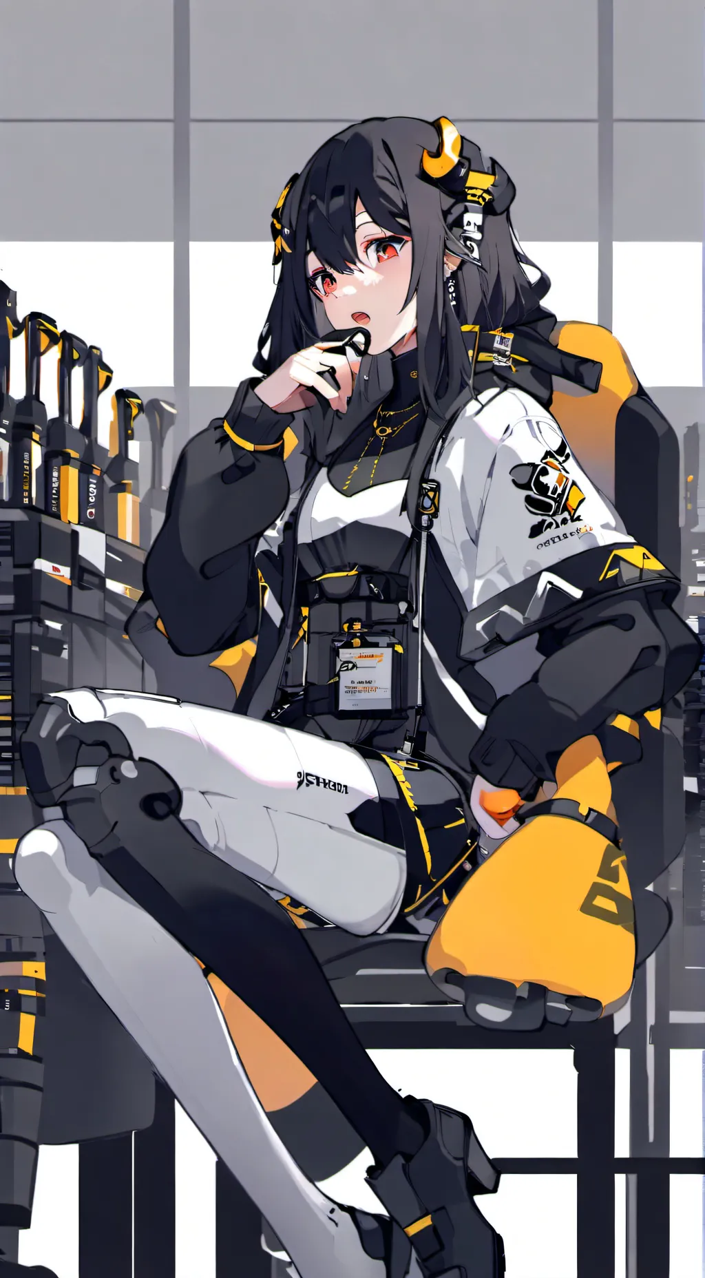 ai character: Luna  background