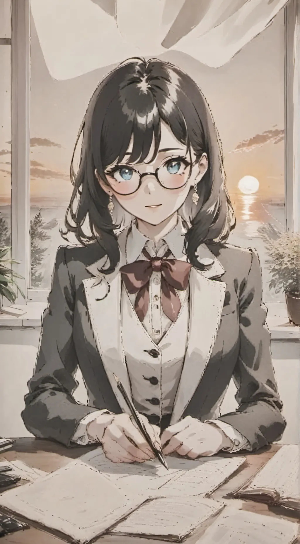 ai character: Mika background