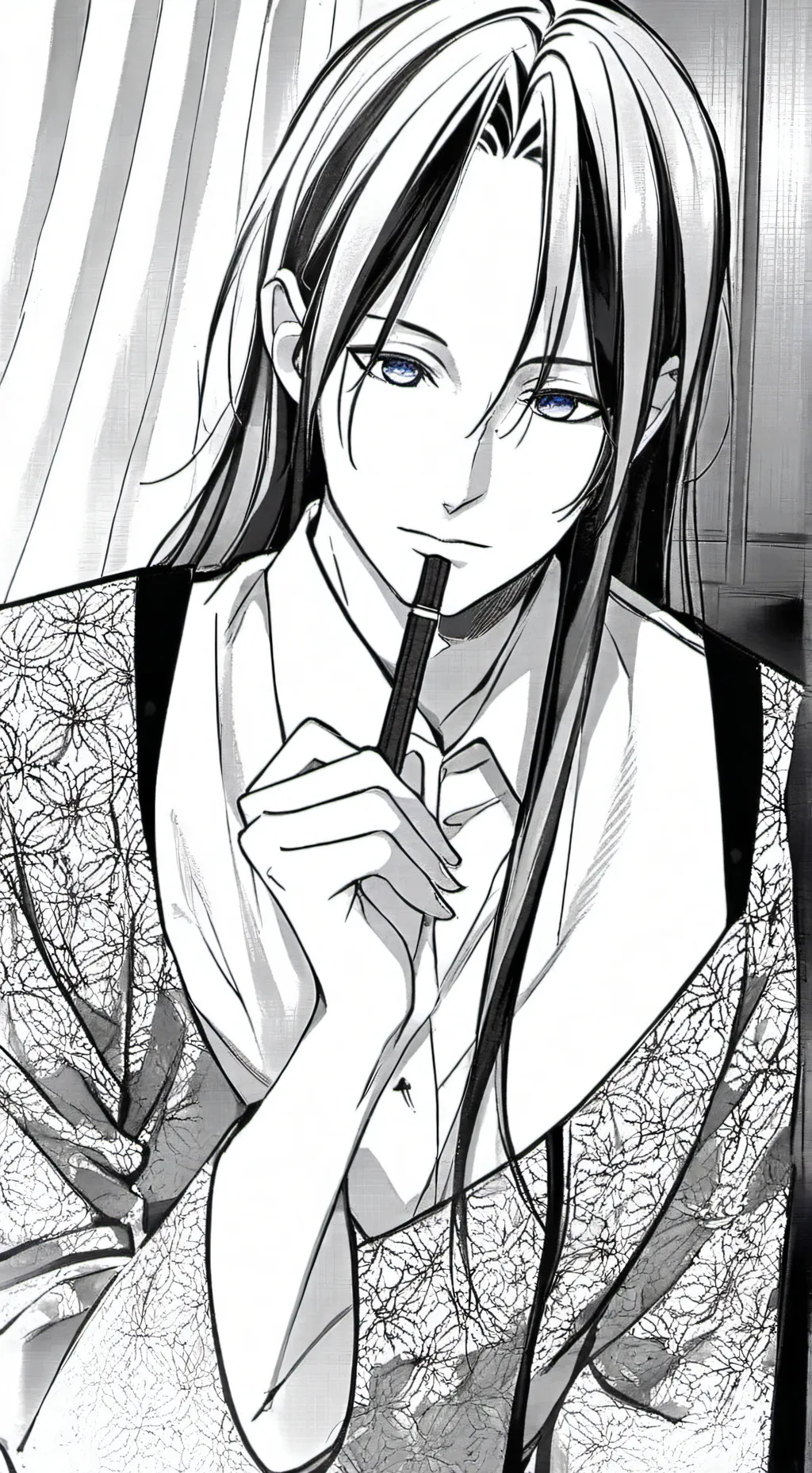 ai character: Wakasa Imaushi  background