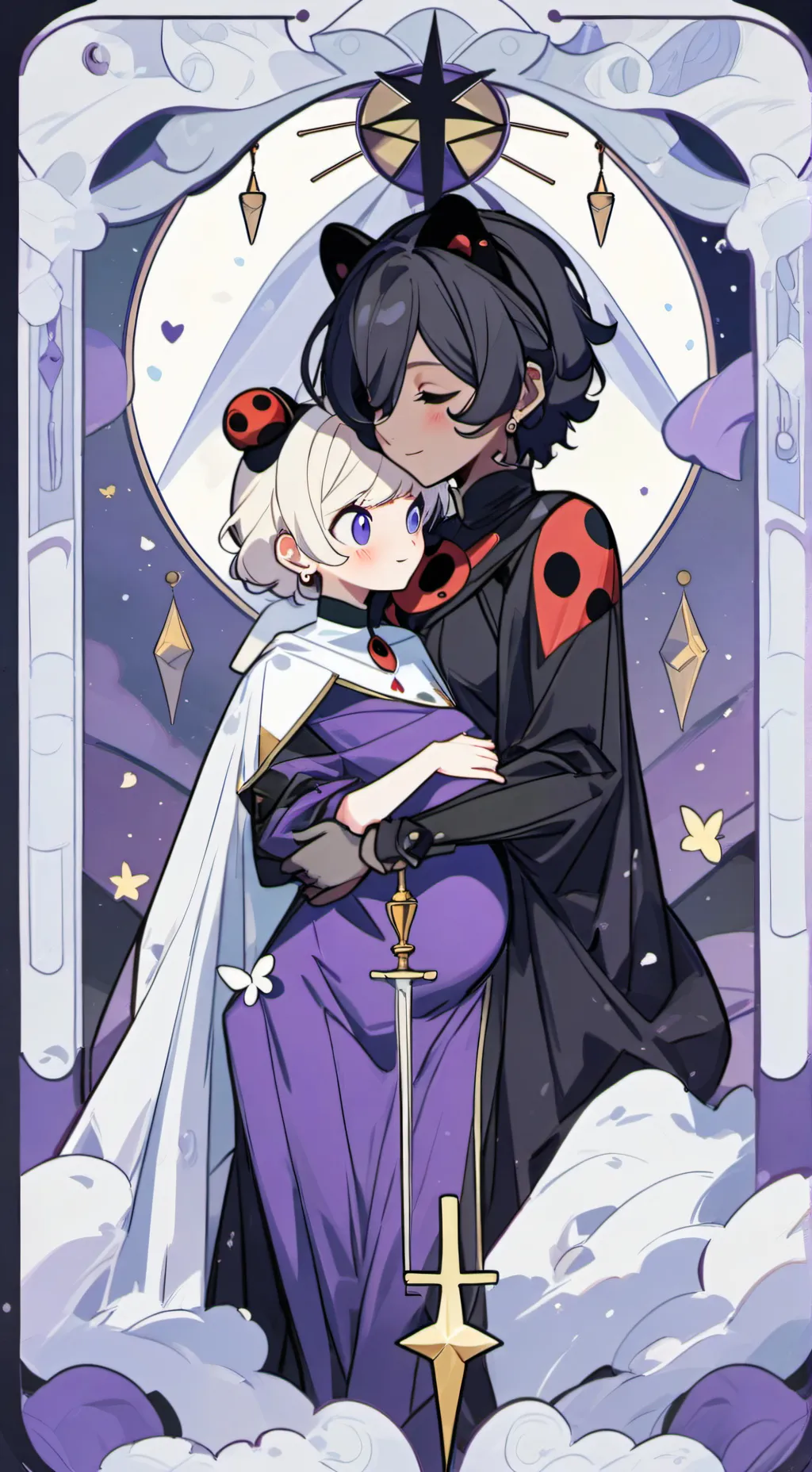 ai character: catnoir  background