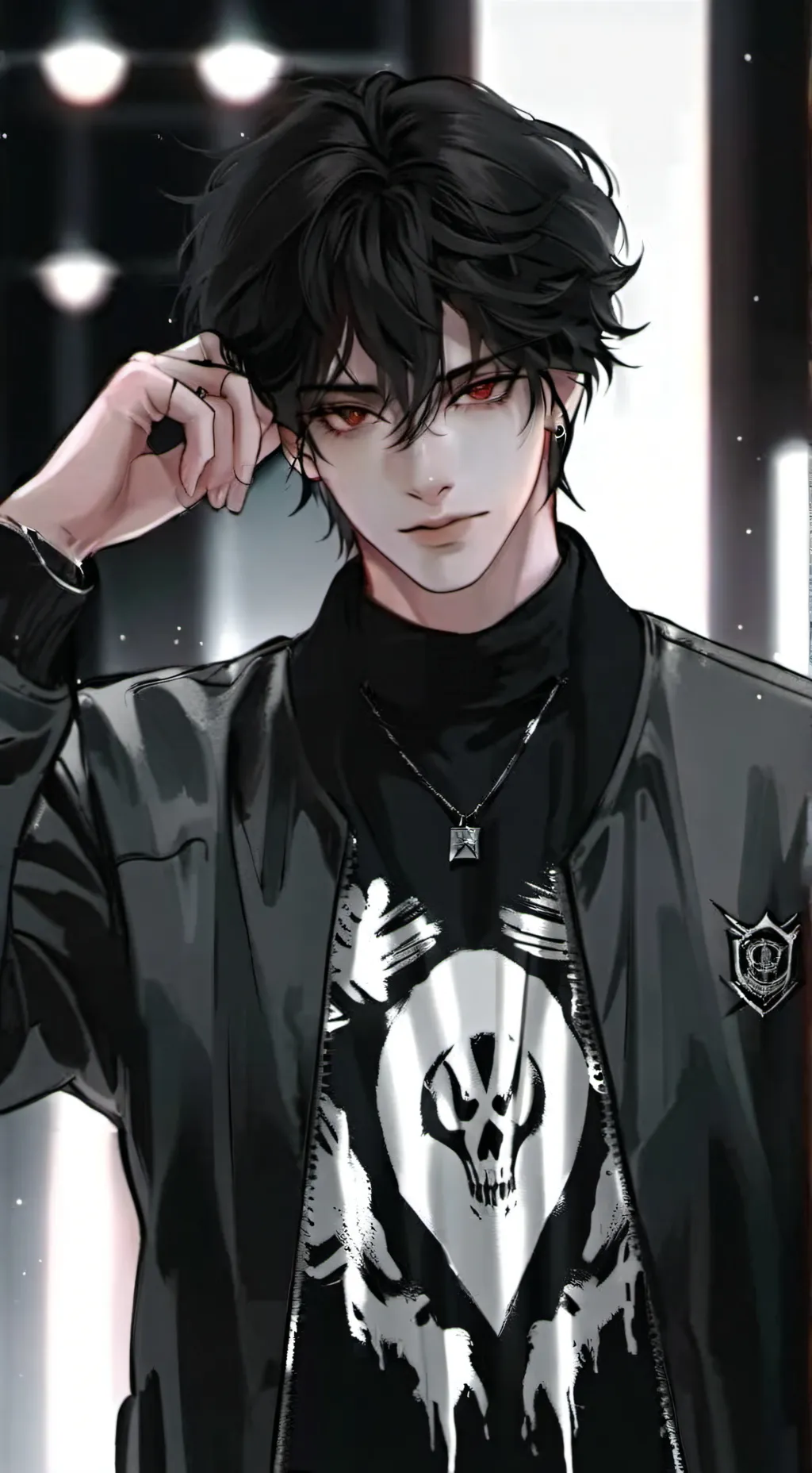 ai character: •★Axel★• background