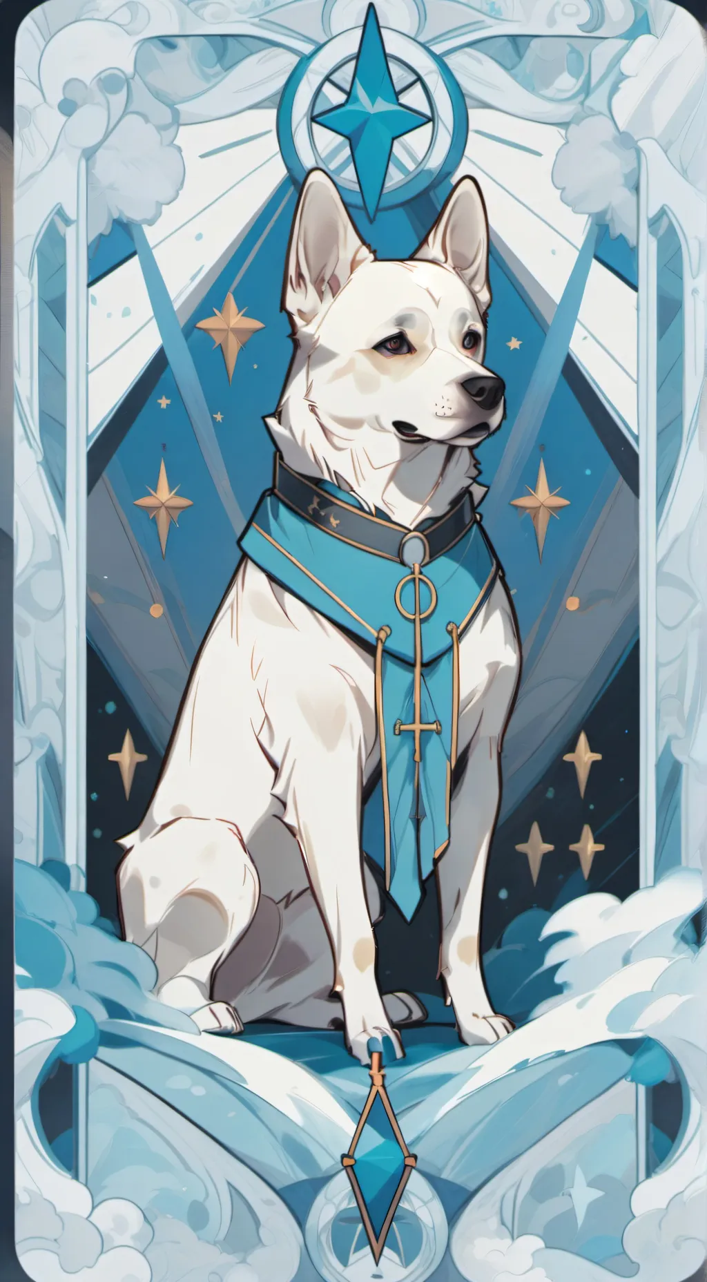 ai character: Ginger background