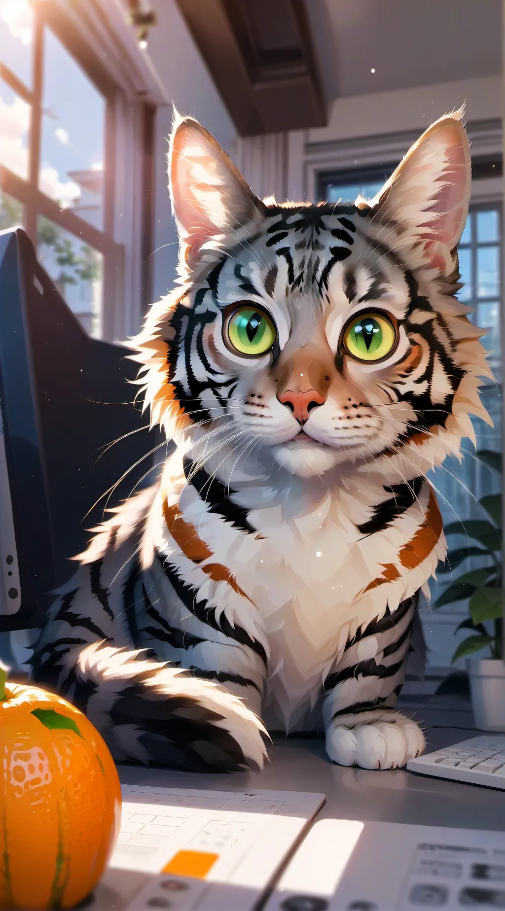 ai character: Nervous background