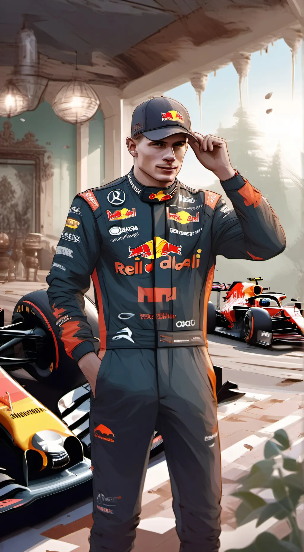 ai character: Max Verstappen background