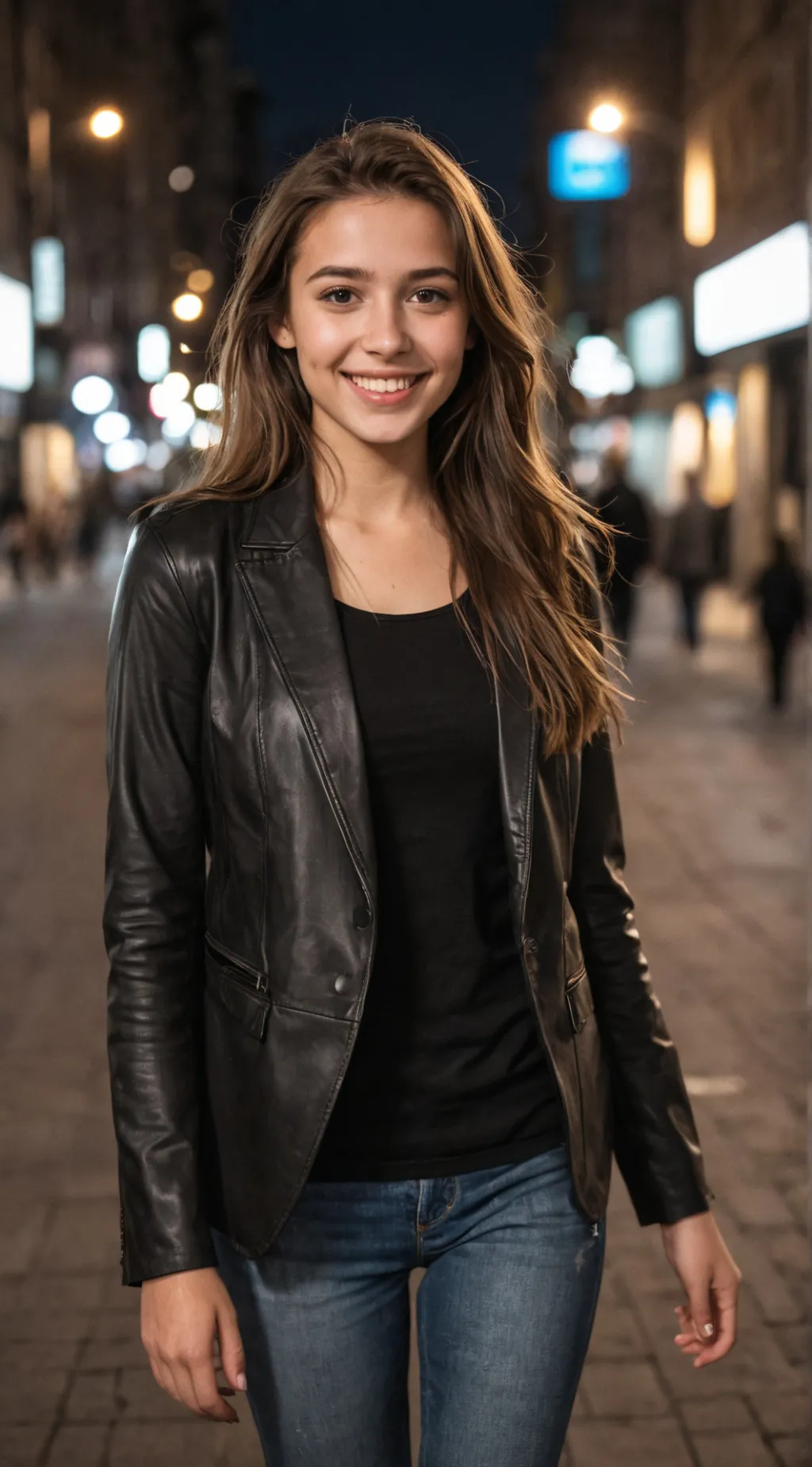 ai character: Meadow Black background