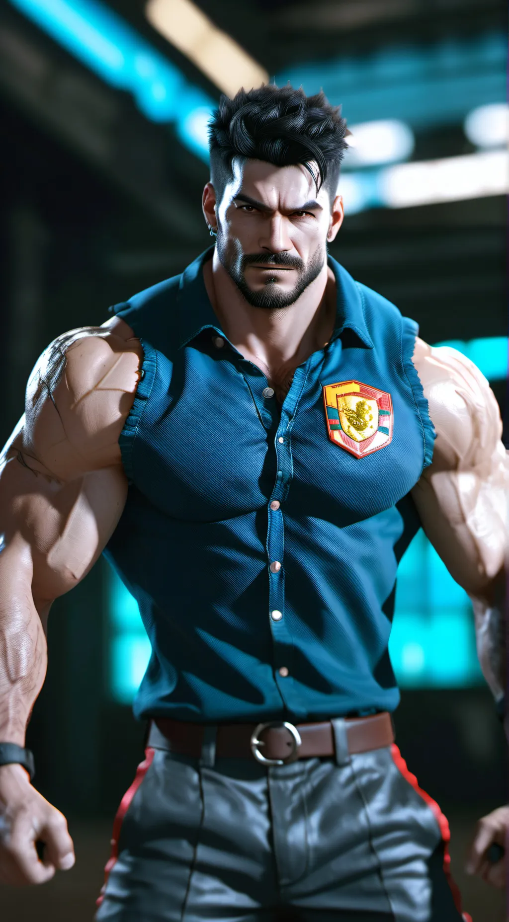 ai character: Bossfight background