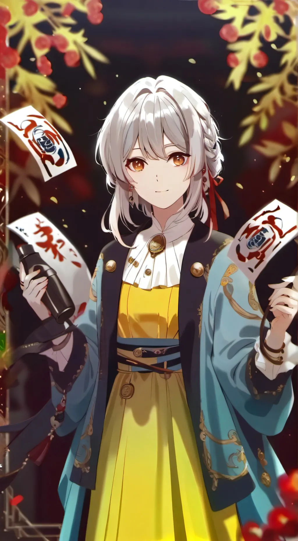 ai character: Daniela ❤️ background