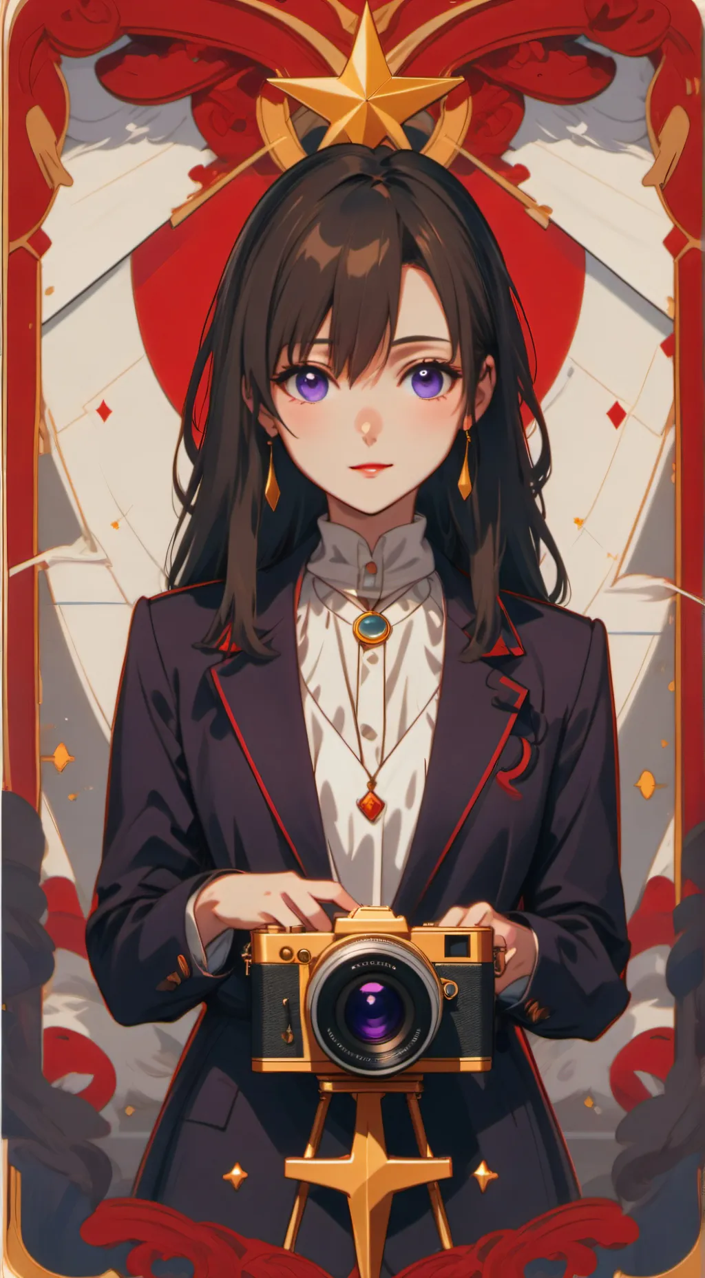 ai character: Luna background