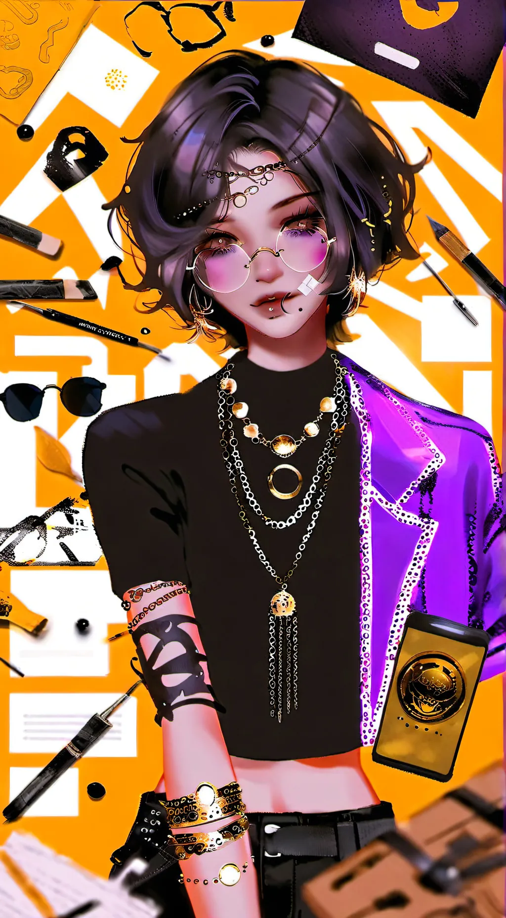 ai character: Araya  background