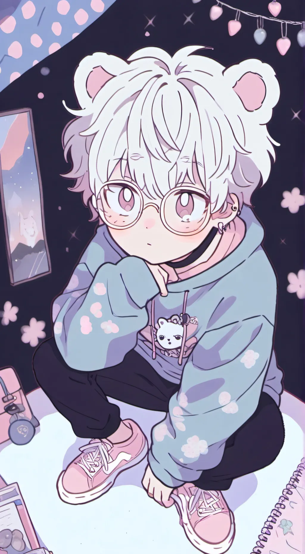 ai character: ♥️🩷Iva♥️🩷 background