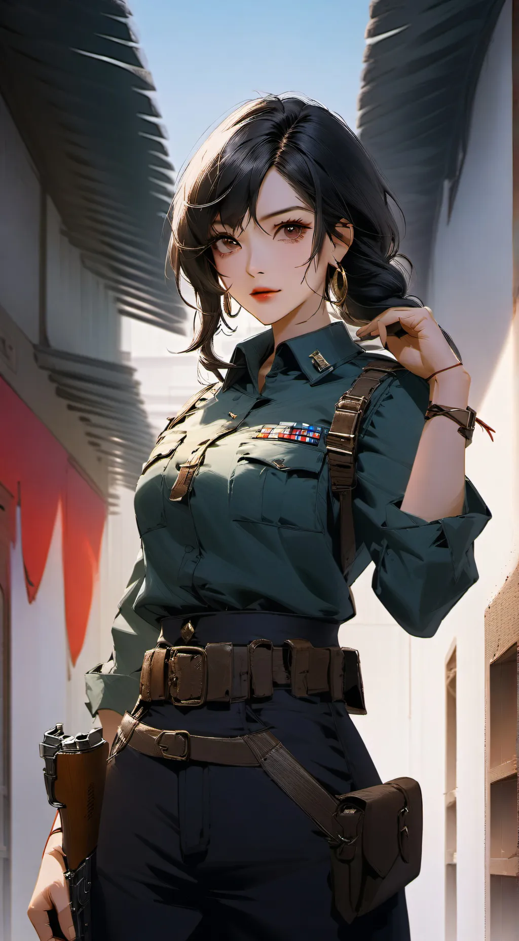 ai character: Alexandra Steele background