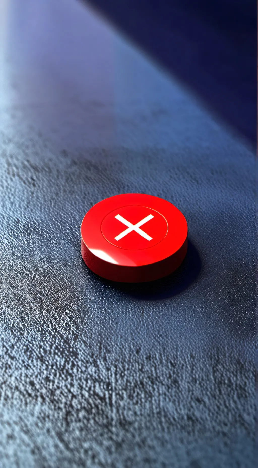 ai character: red button background