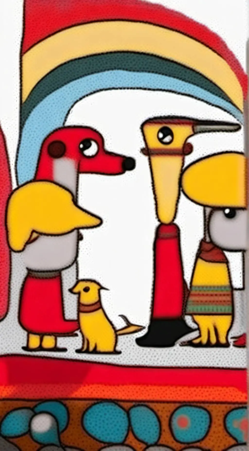 ai character: Dogday  background