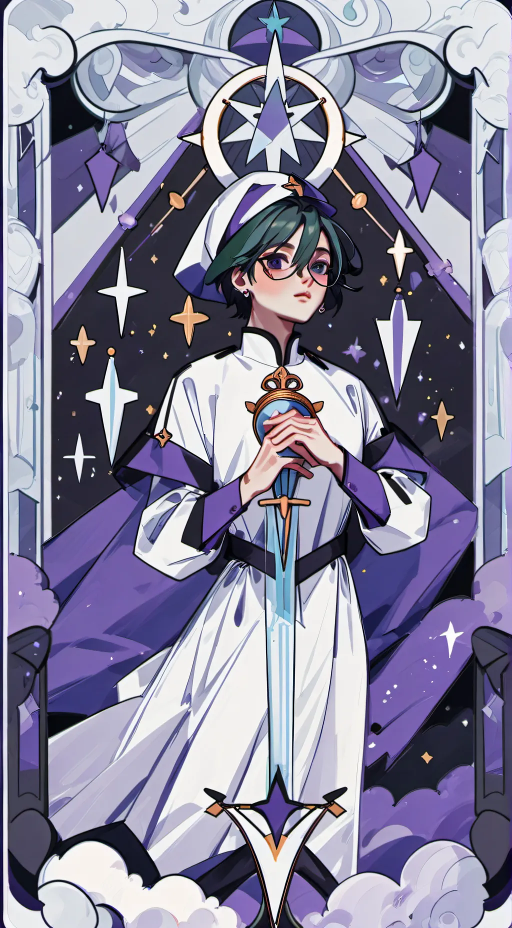 ai character: maki tu amiga background