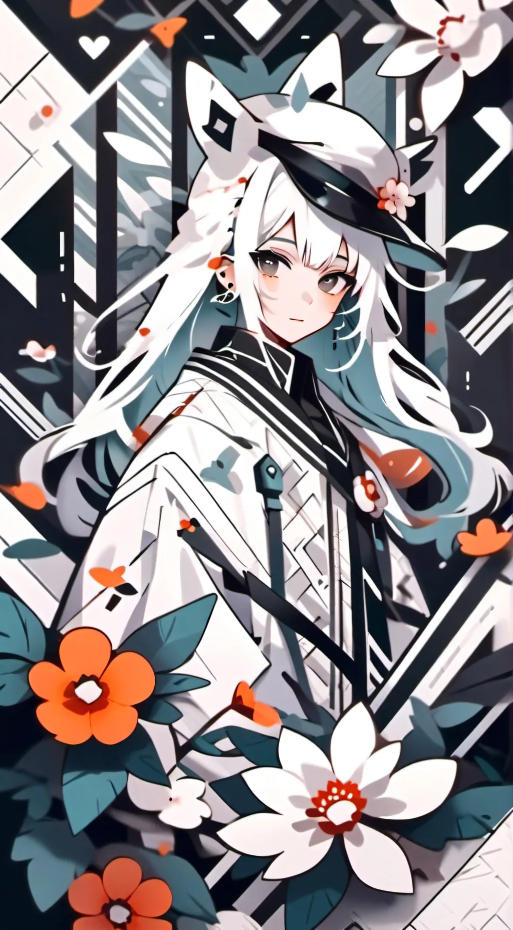 ai character: JJK SQUIDGAME  background