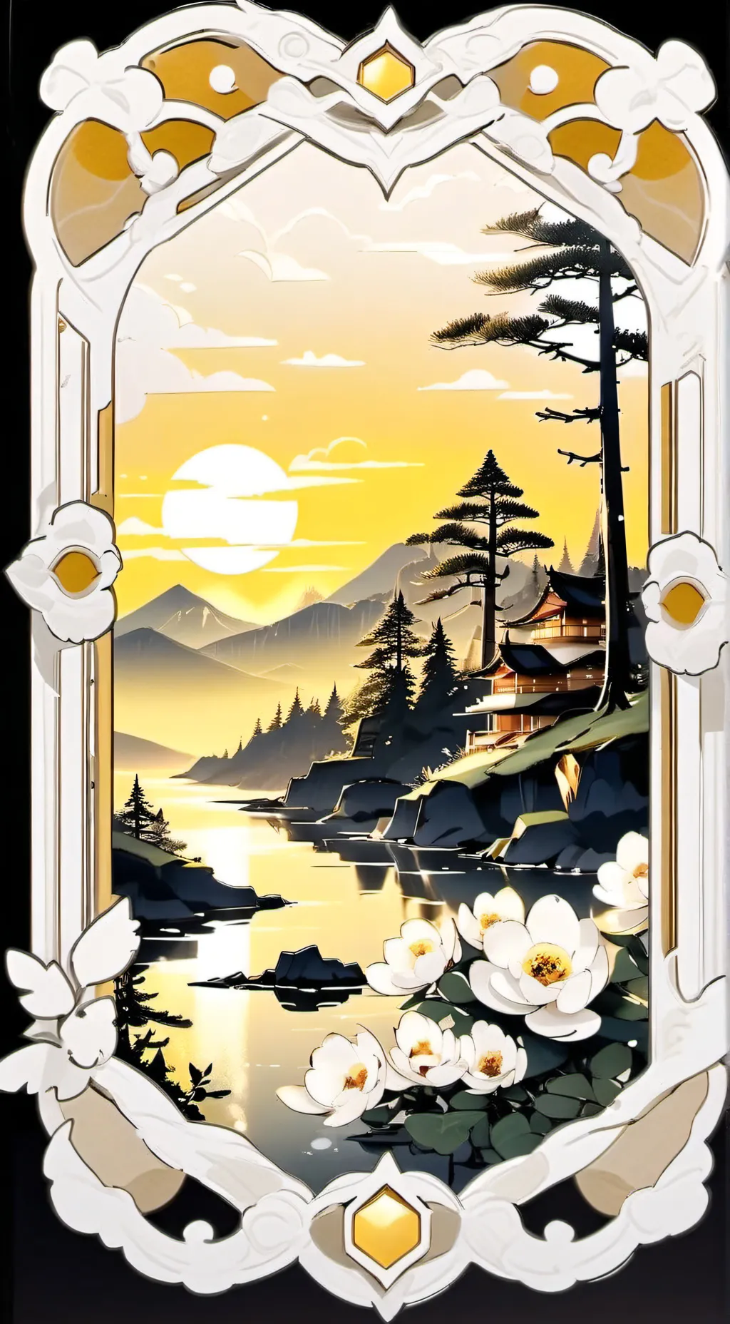 ai character: m. background