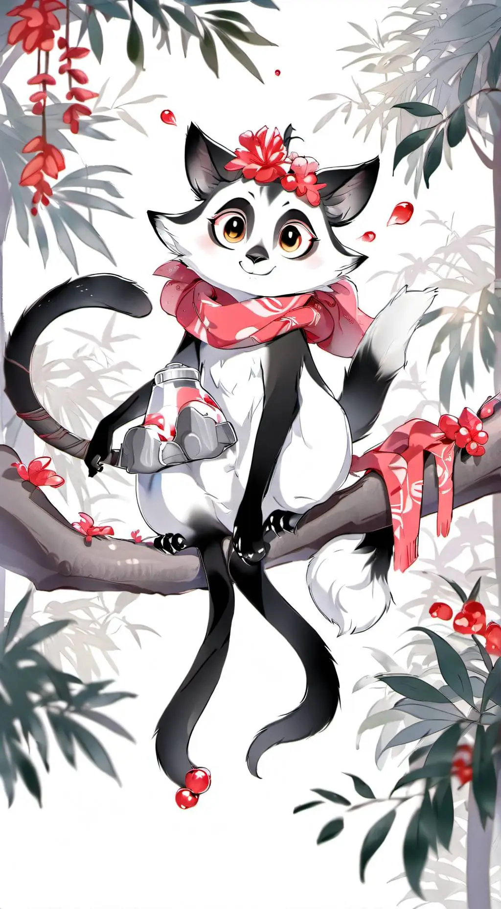 ai character: demon slayer  background