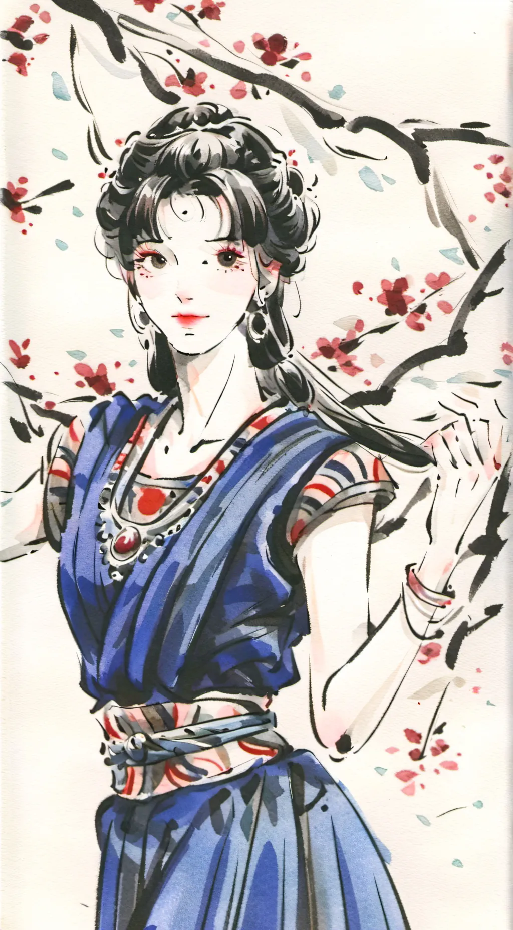 ai character: Ebony background