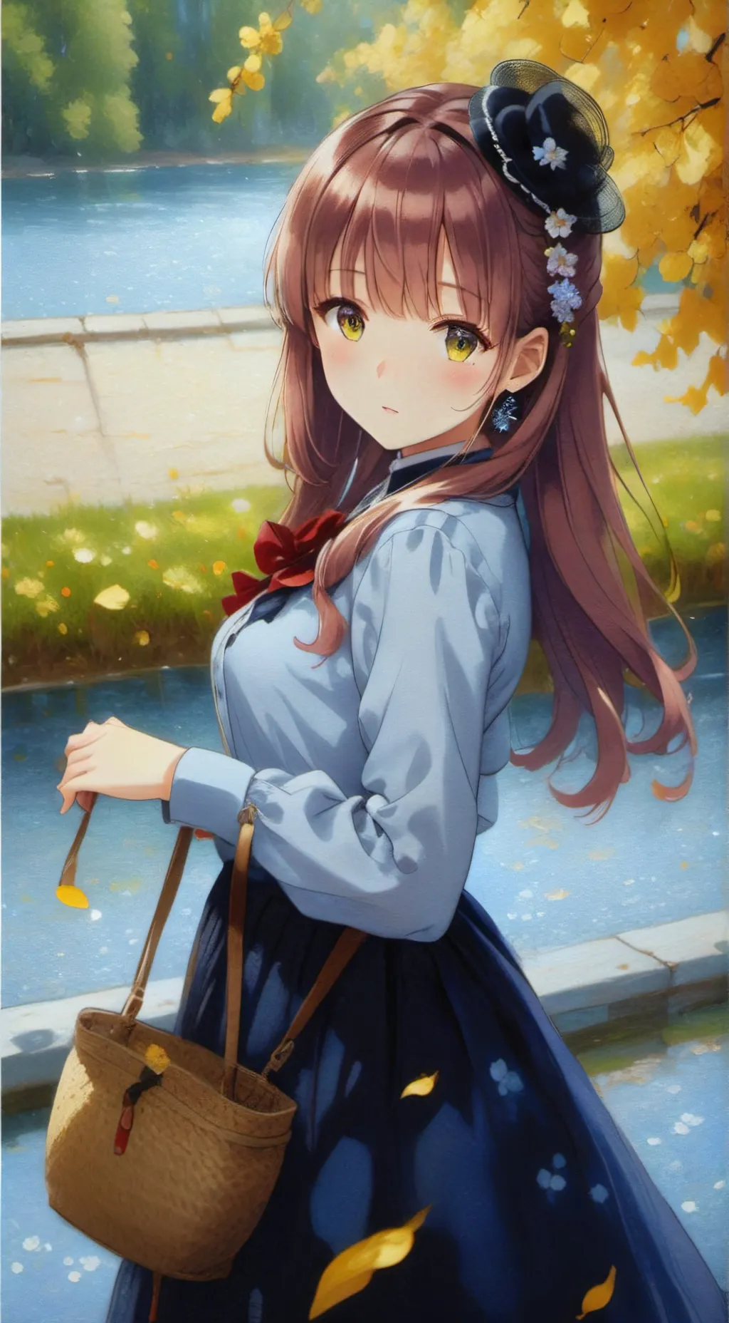 ai character: Axel  background