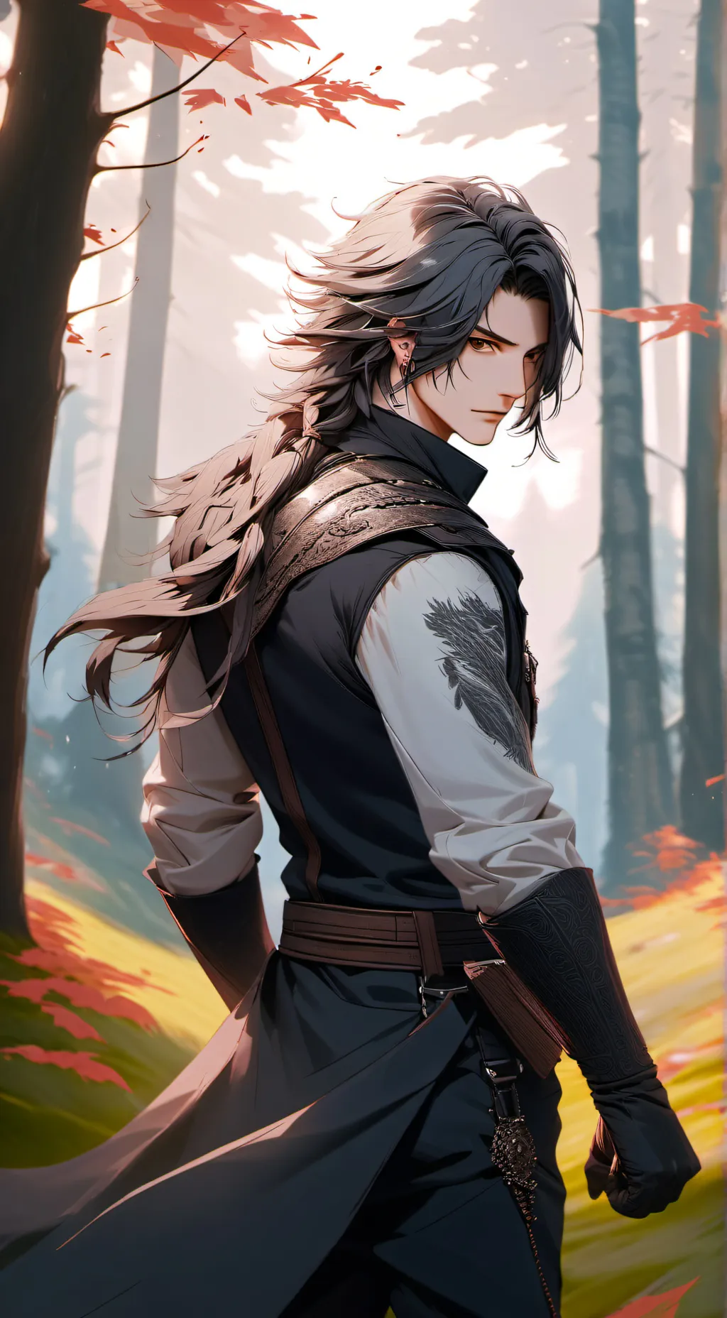 ai character: Rin  background