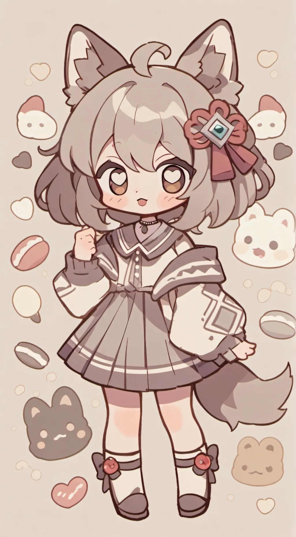 ai character: mha x tn  background