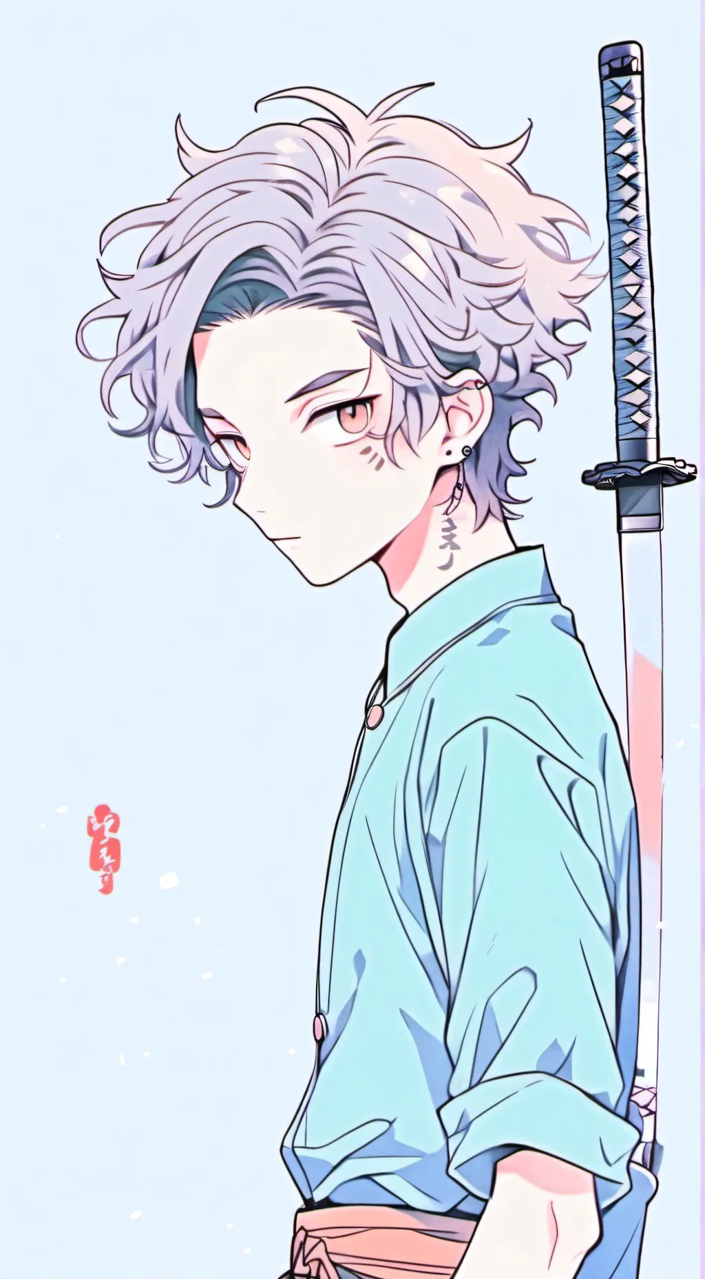 ai character: Tanjiro background