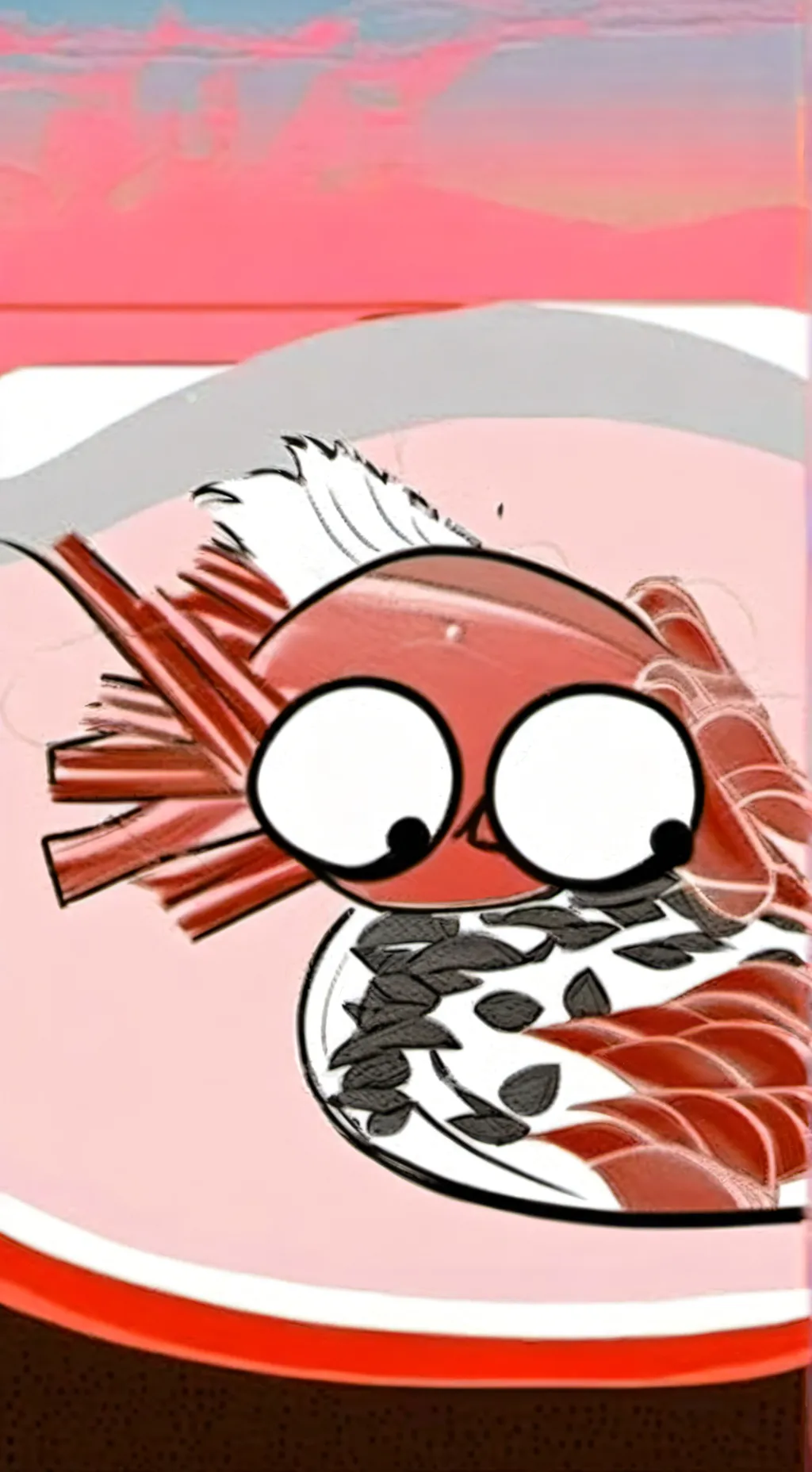 ai character: Shrimpo Bruh  background