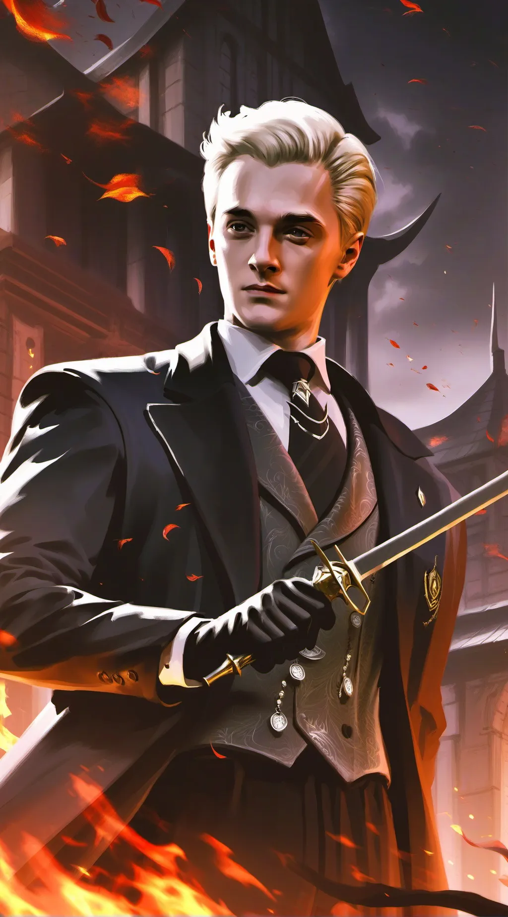 ai character: Draco and Y/n background